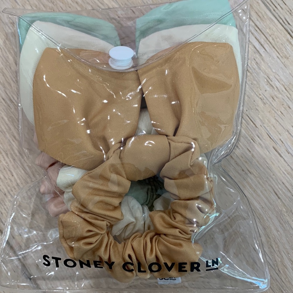 Stoney clover lane nylon scrunchie set